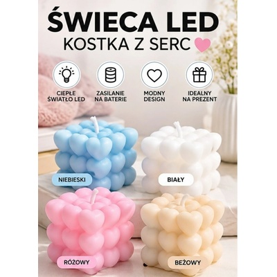 Plastový svietnik Cortina 5 cm