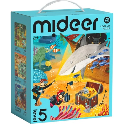 Mideer LEVEL UP! 05 Úžasné dobrodružstvo 3v1 99 120 a 140 dielov