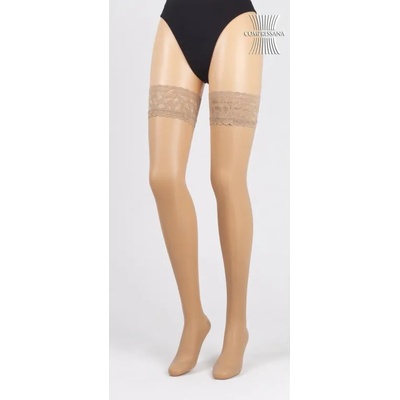 Compressana Меки, елегантни чорапи Compressana Calypso 140den Чорапи за бедрата Коприна Страхотно. I (9017-I-08)