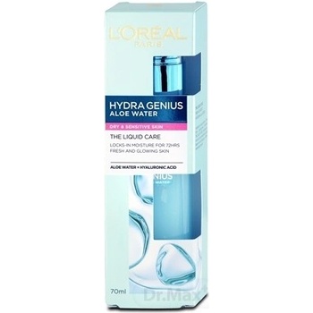 L'Oréal Hydra Genius Aloe Water pleťový gel krém pro suchou a citlivou pleť 70 ml