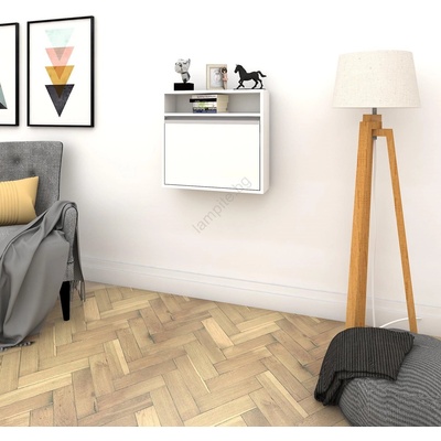 ASIR GROUP Сгъваемо бюро OPTIMUM 60x64 cм бял (AS1122)