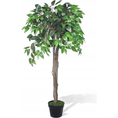 ZBXL Umělý fíkus (fíkovník) v květináči 110 cm