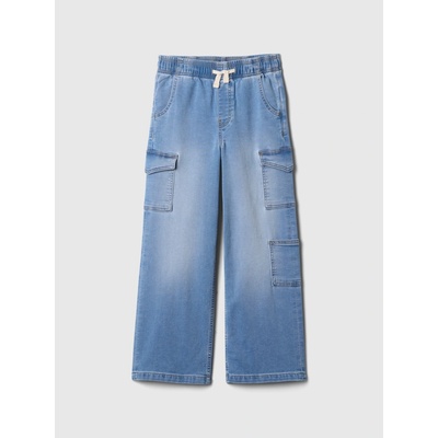GAP dievčenské džínsy wide cargo 684039-00