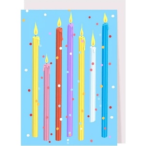 Creative Goodie Картичка за рожден ден Creative Goodie - Свещички (CGGC23004)