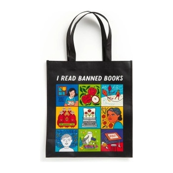 I Read Banned Books Reusable Shopping Bag