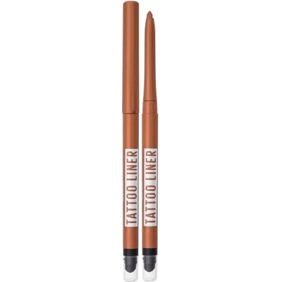 Maybelline Tattoo Liner Automatic Gel Pencil водоустойчив молив за очи 0.73 g нюанс 080 Copper Nights