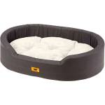 Ferplast Dandy F - Памучно овално легло за кучета с възглавница, 95 х 60 х 23 см