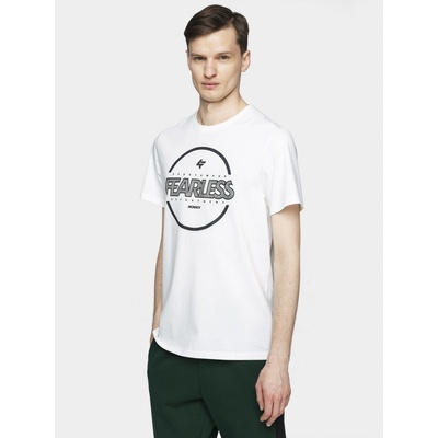 4F pánske tričko H4L21-TSM015 off white