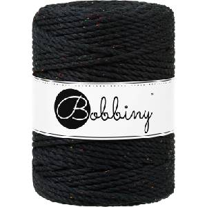 Bobbiny 3PLY Macramé Rope 5 mm 100 m Midnight Dust юта (TX-E092)