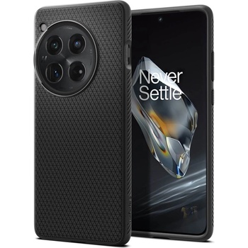 Image 1 of Spigen Противоударен Силиконов Калъф за Oneplus 12, Spigen Liquid Air Case, Черен (ACS07375)