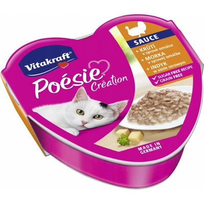 Vitakraft Poésie Sauce s morkou a syrom 85 g
