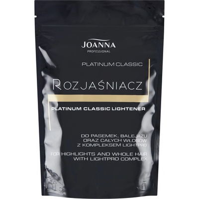 Joanna Platinum Classic zosvetľujúci púder pre blond a melírované vlasy 450 g