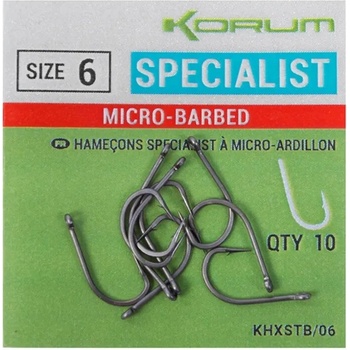 KORUM Xpert Specialist Micro Hooks vel.14 10 ks