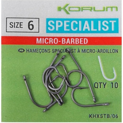 KORUM Xpert Specialist Micro Hooks vel.14 10 ks