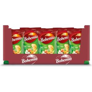 Bohemia Interactive Чипс Bohemia сметана/лук 18 x 60 г