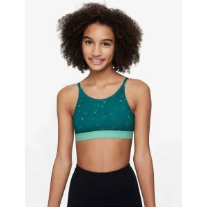 NIKE Спортен сутиен g nk one bra logo print