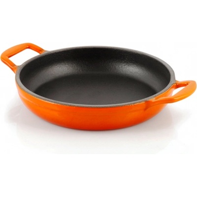 Silver Silver-Чугунена шола с дръжки 16см (1316)ОРАНЖЕВА (01476444)