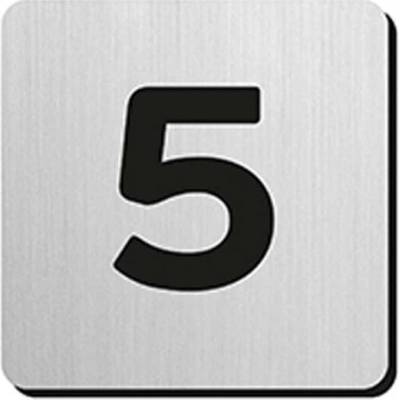 JNF - Domovní číslice "5" IN.34.300 - 75 mm - nalepovací | Dveře a dveřní příslušenství Dveřní kování, dveřní příslušenství MP kování Číslice a piktogramy Číslice Samolepící číslice