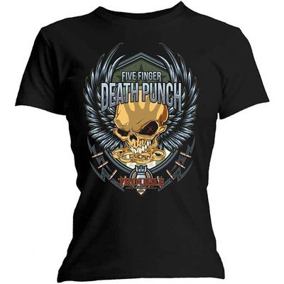 Five Finger Death Punch Trouble Black M Дамски Риза (FFDPTS24LB02)