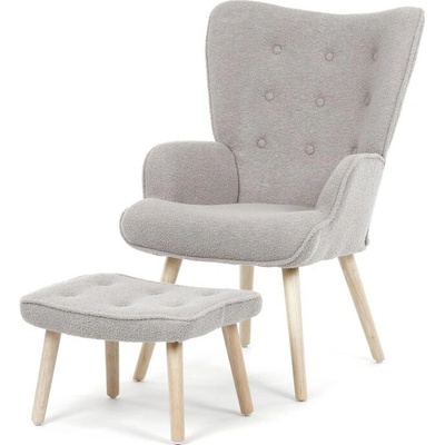 Sconto Lerio s Podnožkou Sivá
