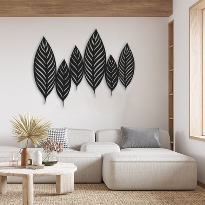 Decono Метална Декорация Листа