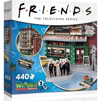 Wrebbit 3D puzzle Přátelé: Central Perk 440 ks