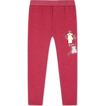 Kugo Dívčí legíny s aplikací zateplené vínová