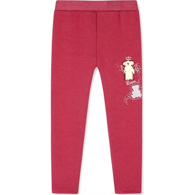 Kugo Dívčí legíny s aplikací zateplené vínová