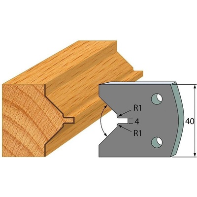 IGM Professional IGM Profil 072 - pár obmedzovačov 40x4mm SP F027-072