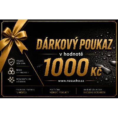 Dárkový poukaz NaSucho 1000 Kč