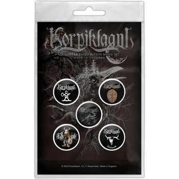 RAZAMATAZ значка/копче korpiklaani - raven - razamataz - bb104