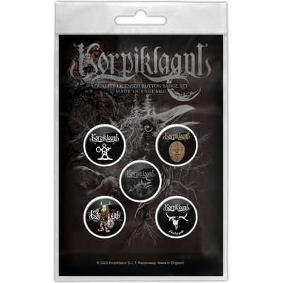 RAZAMATAZ значка/копче korpiklaani - raven - razamataz - bb104