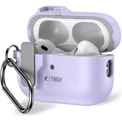 Tech-protect Slim Hook калъф Apple AirPods Pro 1 / 2 лавандула (5906302376254)