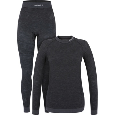 Lenz Merino WOMEN dámsky funkčný set čierna