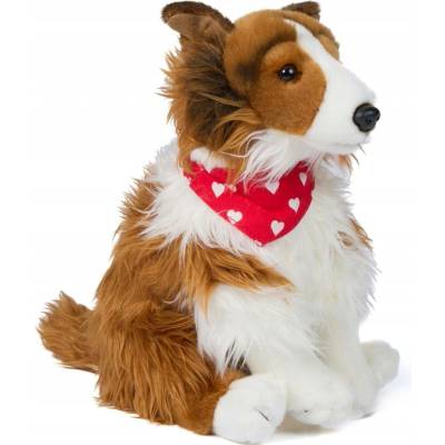 UNI TOYS Pes Skotský ovčák lessi 25 cm