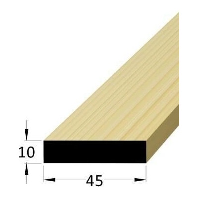 Hranolek 45x10mm, délka 200cm