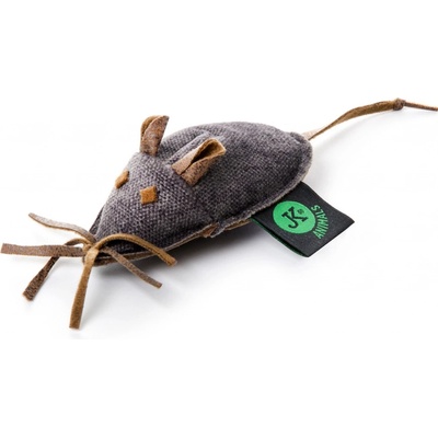 JK ANIMALS, myška malá textilná hračka pre mačky 12 cm