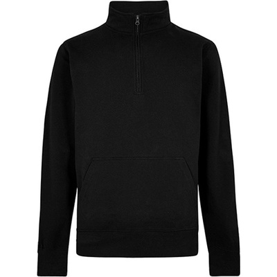 Kustom Kit Regular Fit 1/4 Zip Pique Sweatshirt mikina KK339 Black