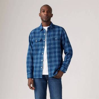 Image 1 of Levi's Plaid Worker Shirt - Plaid Lapi Blue