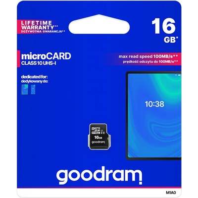 Goodram microSDHC 16 GB UHS-I U1 M1AA-0160R12