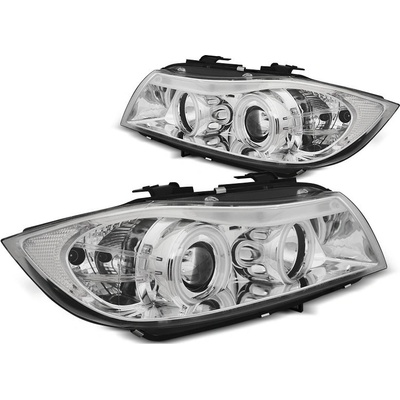 TUNING-TEC, Přední světla, BMW 3 E90/E91, 2005-2008, ANGEL EYES CCFL CHROME