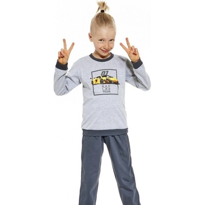 Cornette dětské pyžamo Team Kids šedá