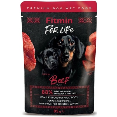 Fitmin For Life Puppy Hovädze 85 g