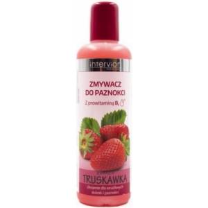 Intervion Nail Polish Remover Vitamin B5 - Лакочистител с провитамин B5 и аромат на ягода