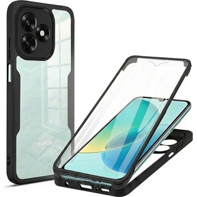 Techsuit Калъф за Honor X5c Plus - Techsuit ColorVerse 360 Series + Протектор - Черен