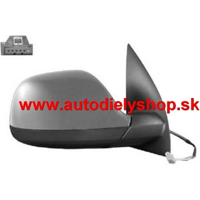 VW AMAROK 01/10- spätné zrkadlo na lakovanie pravé
