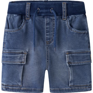 NAME IT Детски къси панталони Name it Kid's Ben Baggy Denim Shorts - Denim Blue - размер 122 (EU) (701-4715-0118)