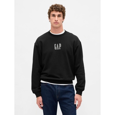 GAP Oversize mikina Heavyweight čierna