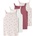Name it Детски топ Name it Kid's Strap Top 4-Pack Top - Mauve Morn Cherry AOP / Rose Wine / Cloud Dancer - размер 158/164 (EU) (704-6372-0320)