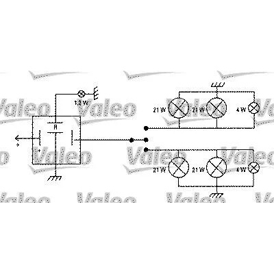 Přerušovač blinkru VALEO 641426